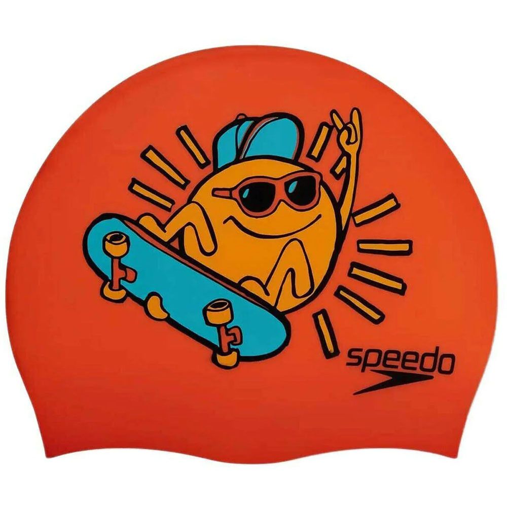 

Шапочка для плавания детская SPEEDO Boom Silicone Cap Jr,8-0838615955, силикон, Оранжевый, Boom Silicone Cap