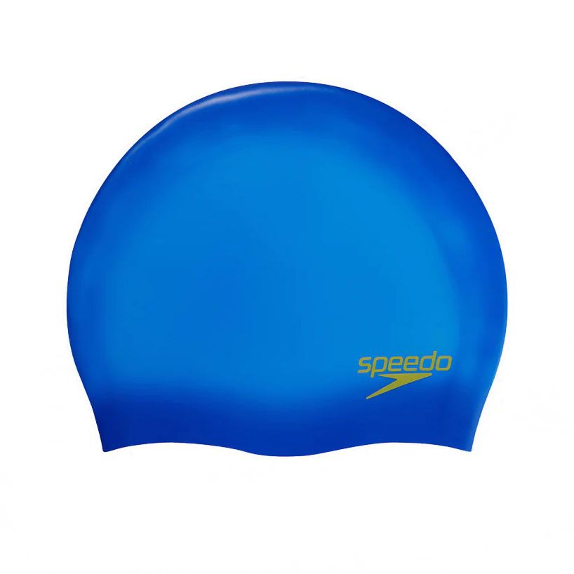 

Шапочка для плавания детская SPEEDO Plain Moulded Silicone Cap Junior 8-7099015965, Синий, Plain Moulded Silicone Cap