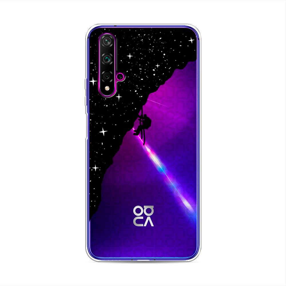 

Чехол Awog на Huawei Nova 5T "Скалолаз в космосе", Разноцветный, 610550-4