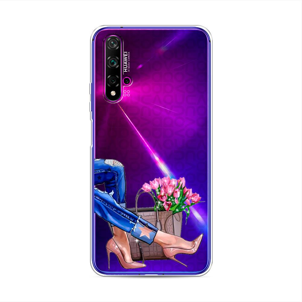 

Чехол Awog на Huawei Nova 5T "Каблучки", Разноцветный, 610550-7