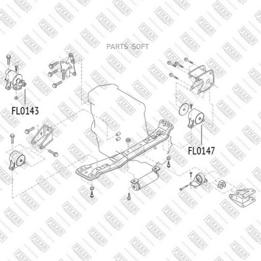 

Опора двигателя Fixar FL0143