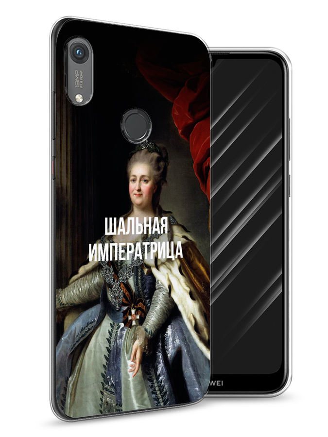 

Чехол Awog на Honor 8A (8A Pro/Prime) "Шальная императрица", Синий;красный;белый, 68750-6