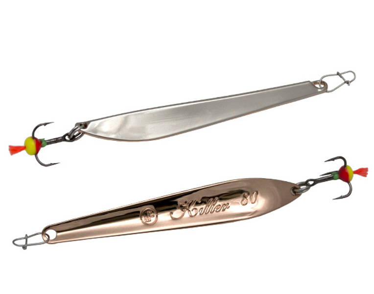 

Блесна вертикальная ECOPRO Killer, 70мм, 12г,S/C, Золотистый;серебристый, EPVJKT70SC