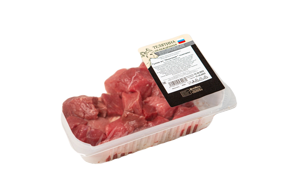 

Гуляш из Молочной телятины ВкусВилл 330 г