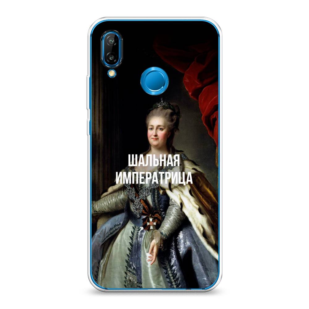 

Чехол Awog на Huawei Nova 3E "Шальная императрица", Синий;красный;белый, 65650-6