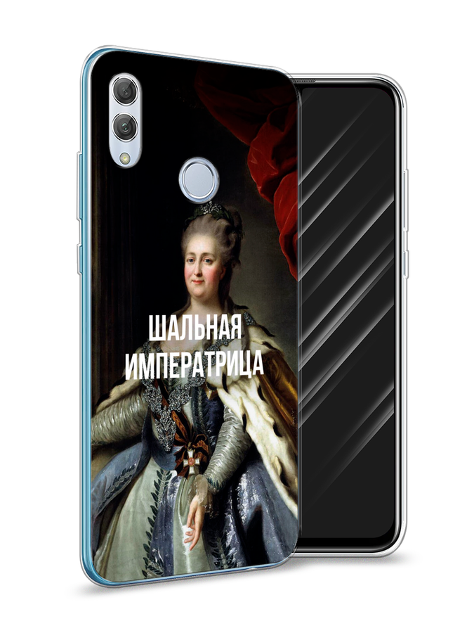 

Чехол Awog на Huawei P Smart 2019 "Шальная императрица", Синий;красный;белый, 67250-6