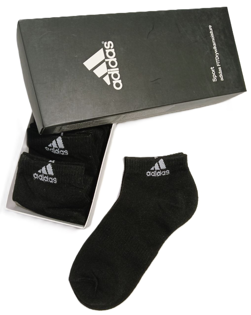 

Комплект носков унисекс Adidas Days черных , 5 пар, Черный, Days