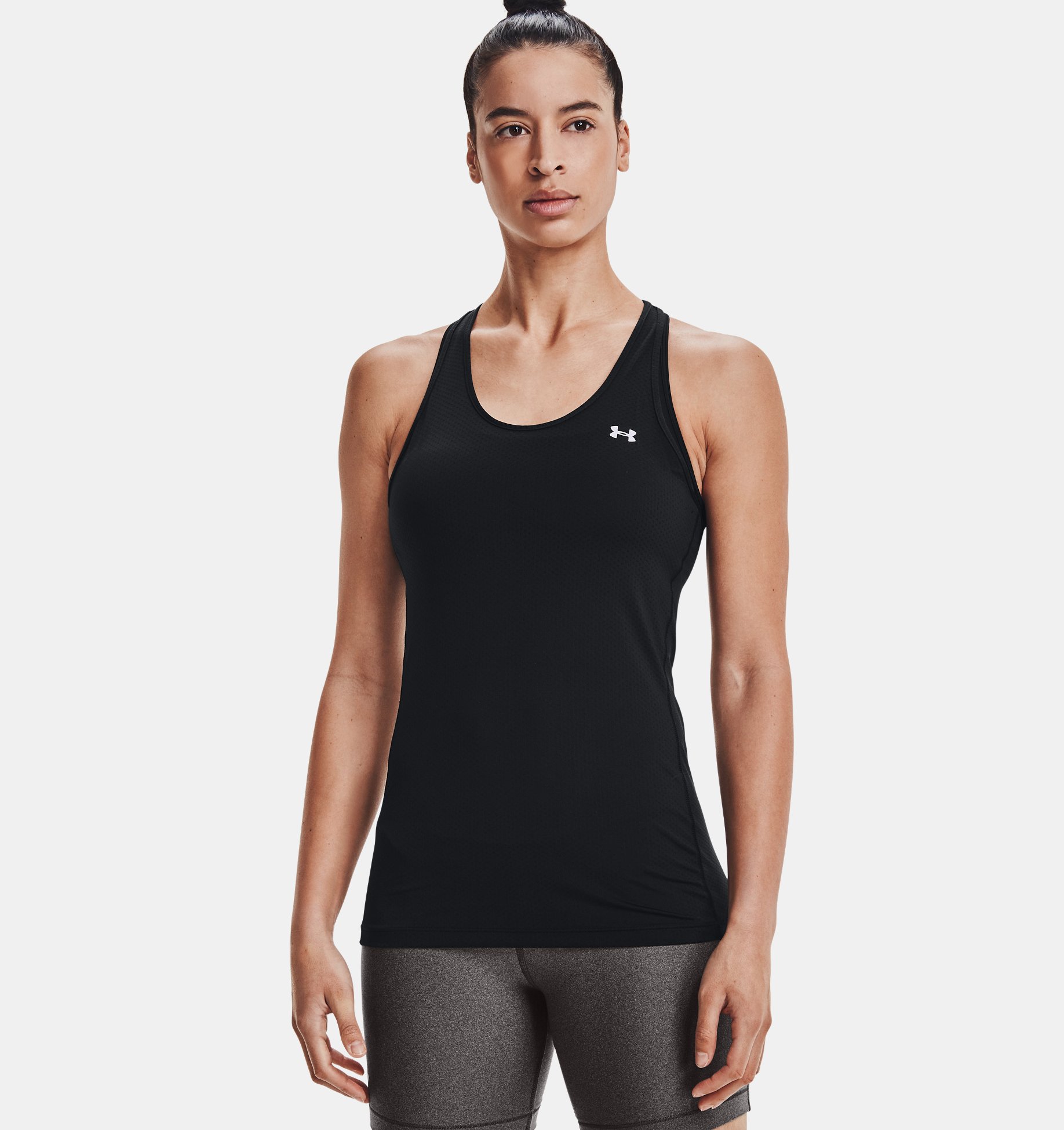 Майка женская Under Armour UA HG Armour Racer Tank 1328962 черная LG