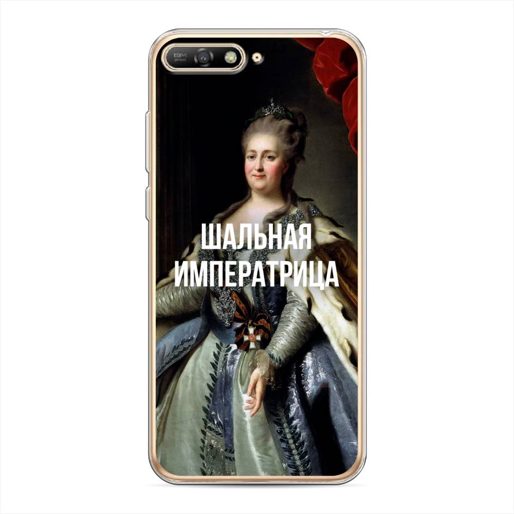 

Чехол Awog на Huawei Y6 2018 "Шальная императрица", Синий;красный;белый, 67850-6