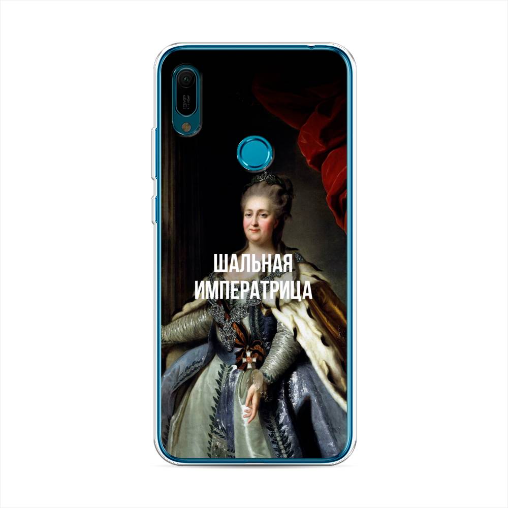 

Чехол Awog на Huawei Y6 2019 "Шальная императрица", Синий;красный;белый, 68650-6