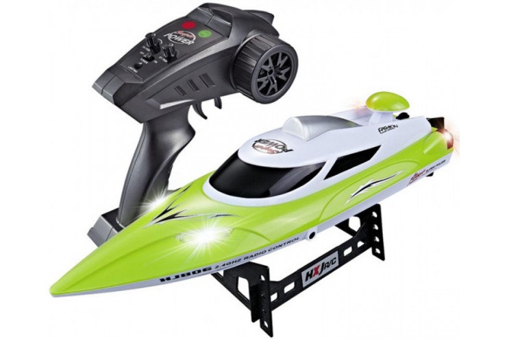 

Гоночный катер на радиоуправлении Hongxunjie HJ806B-A2 2.4G, до 35 км/ч, 47 см