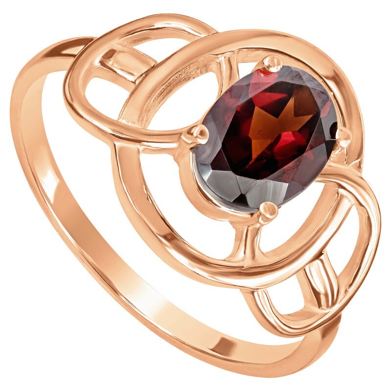 

Кольцо из серебра с гранатом р. LAZURIT-ONLINE 841502, 841502