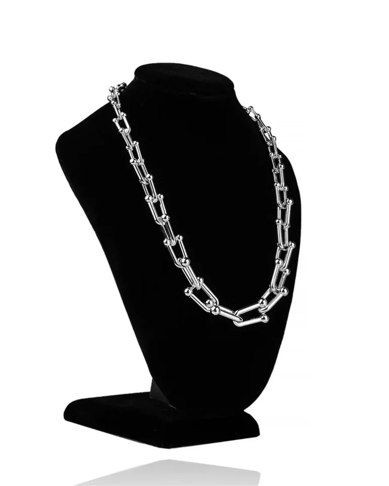 

Цепочка из бижутерного сплава 47 см Daroni 1504_0115_Silver