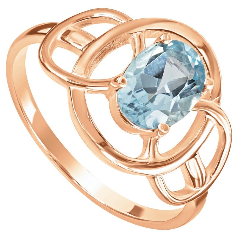 

Кольцо из серебра с топазом р. LAZURIT-ONLINE 841602, 841602