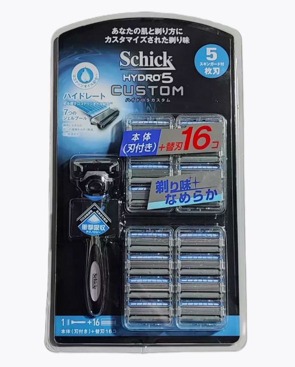 Schick Hydro 5 Custom 17 (1+ 16) кассет бритвенный набор