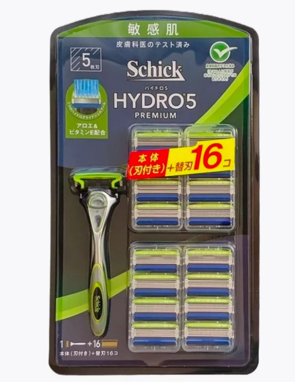 Schick Hydro 5 Premium 17 (1+ 16) кассет бритвенный набор