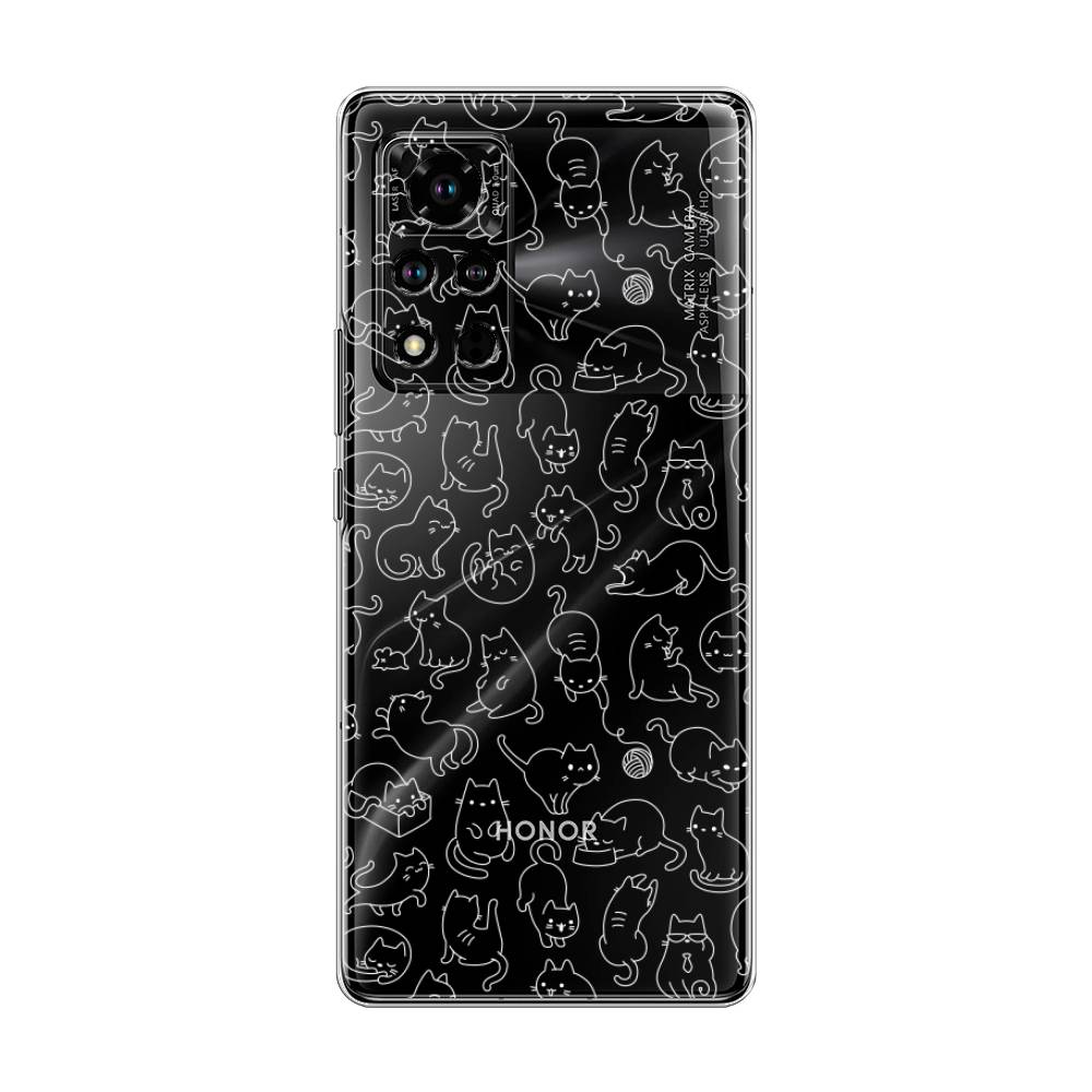

Чехол Awog "Шкодливые котики" для Honor V40