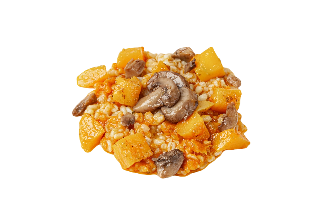 

Тыква ВкусВилл с булгуром и шампиньонами 210 г