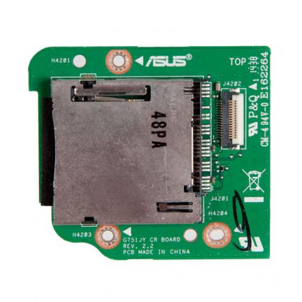 

Плата расширения G751JY CR BOARD Rev.2.2 для ноутбука Asus G751JY (плата картридера)