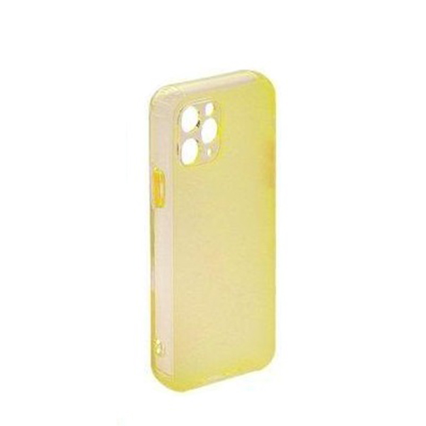 фото Чехол для iphone 11 pro max clear tpu yellow 1.6 mm nobrand