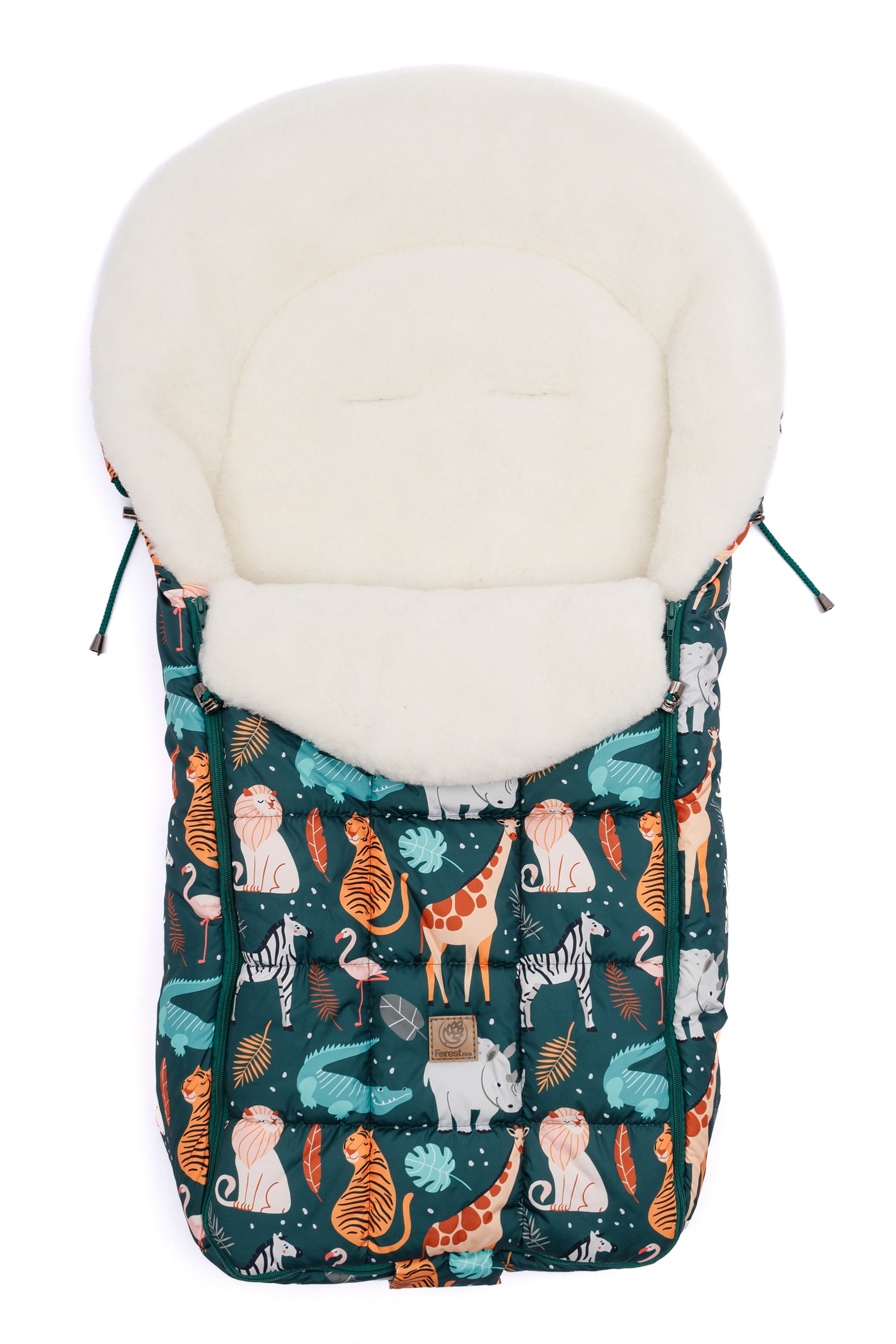 

Конверт для новорожденных зимний Forest kids Ragnar, бирюзовый, Ragnar
