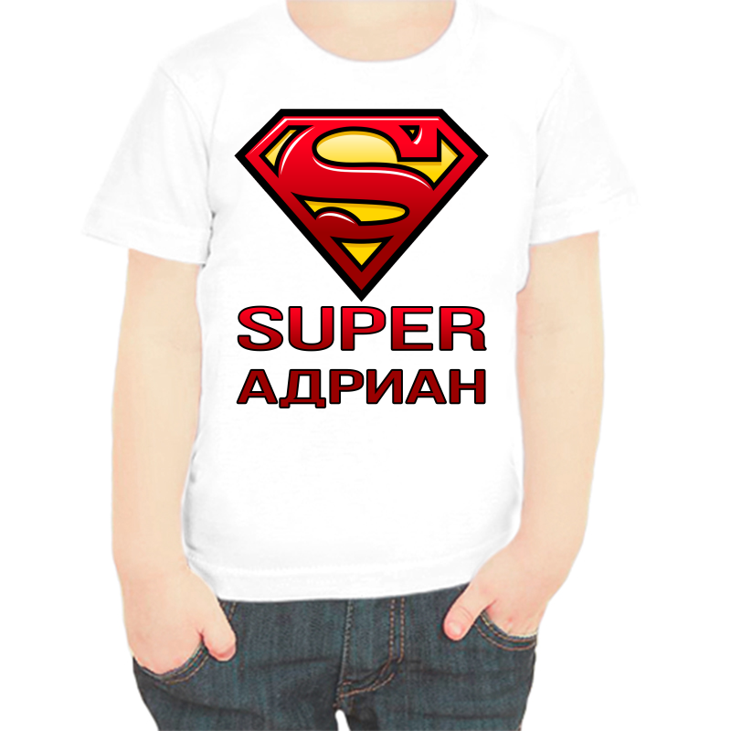 

Футболка мальчику белая 30 р-р super адриан, Белый, fdm_super_adrian