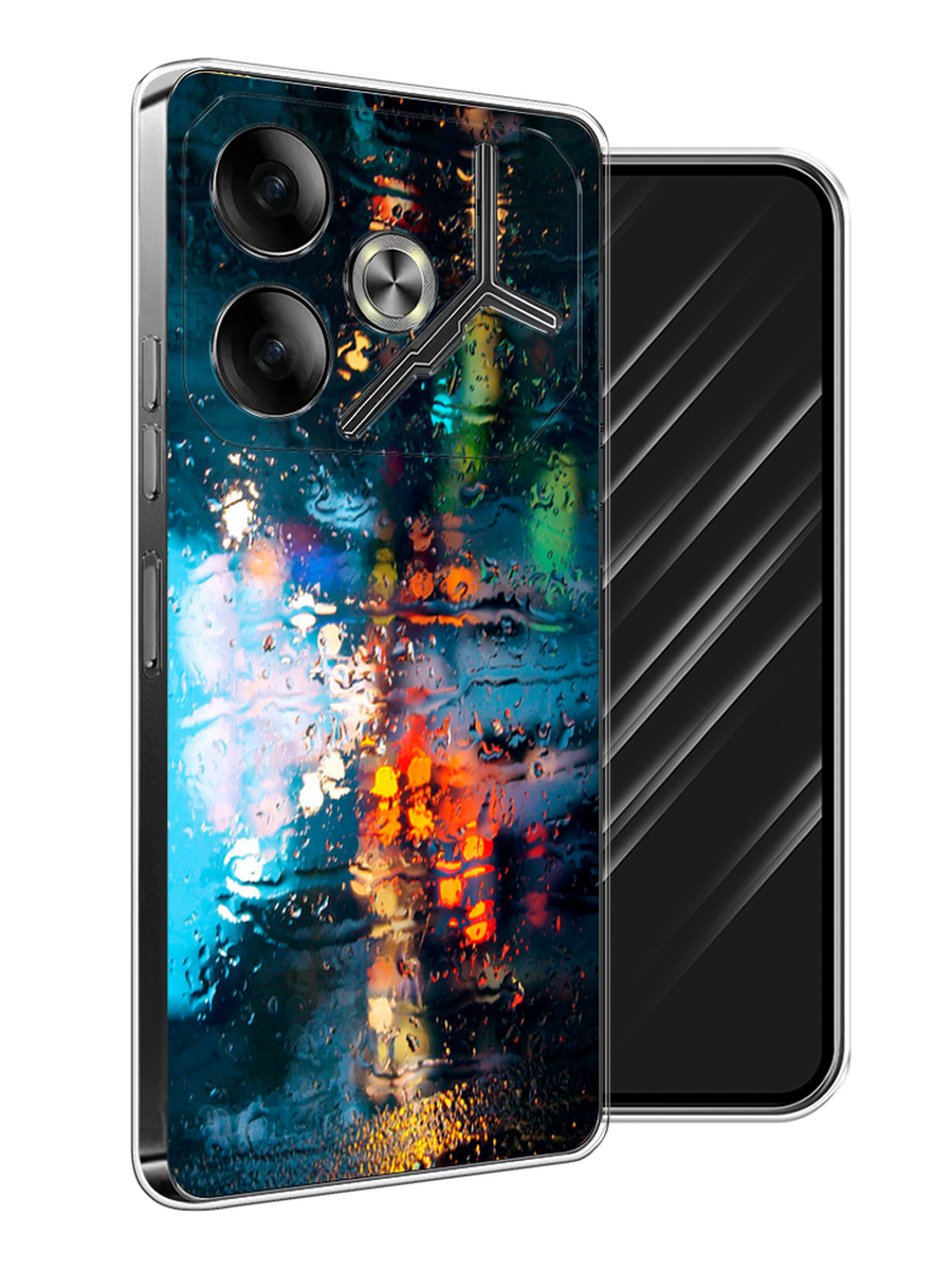 

Чехол Awog на Tecno Pova 6 "Абстракция 28", Бирюзовый, 305350-1