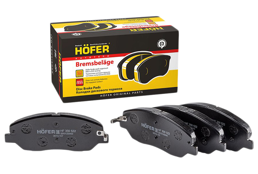 

Тормозные колодки HOFER HF 350 522