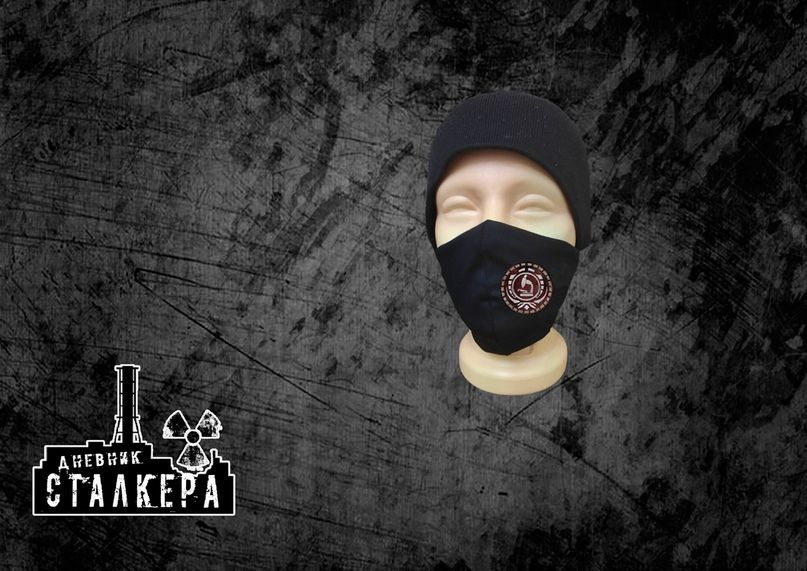 

Маска унисекс NoBrand "ИИГ" stalker_maskiig черная, Черный, stalker_maskiig