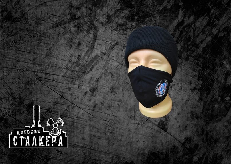 

Маска унисекс NoBrand Ученые stalker_maskscients черная, Черный, stalker_maskscients