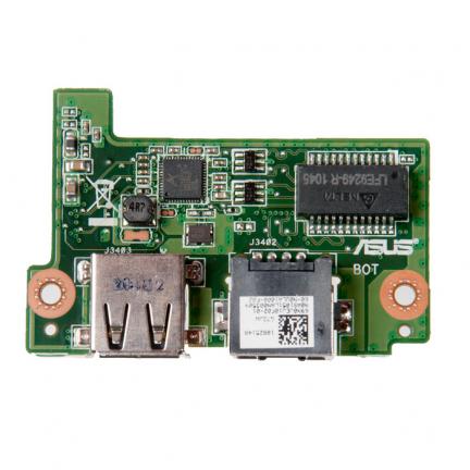 

Плата расширения G73JW LAN BOARD Rev.3.1 для ноутбука Asus G73J (плата портов и LAN)