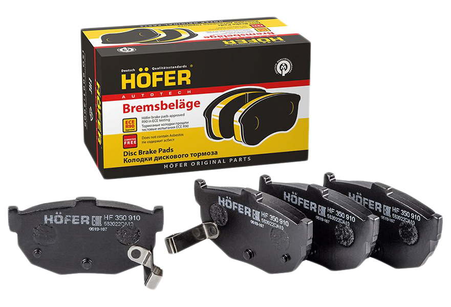 

Тормозные колодки HOFER HF 350 910