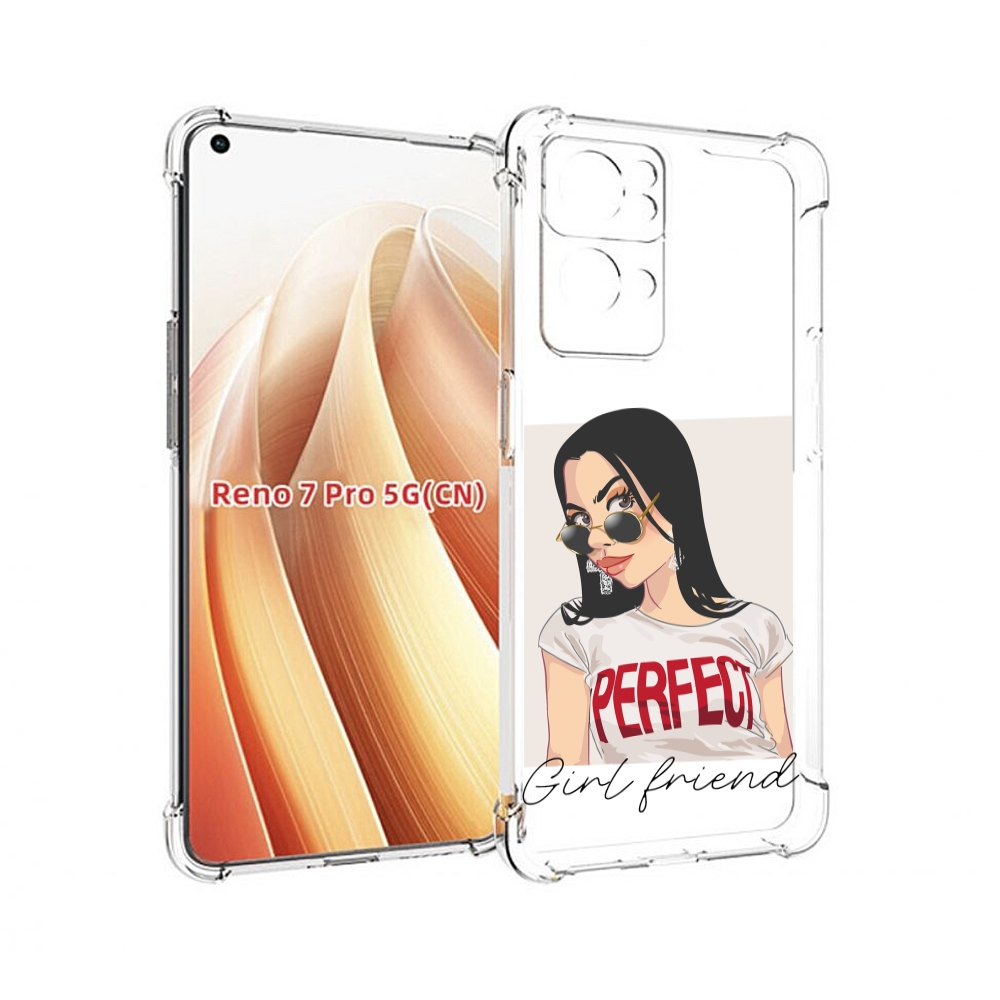 

Чехол MyPads Девушка-с-сережками женский для OPPO Reno7 Pro 5G, Прозрачный, Tocco