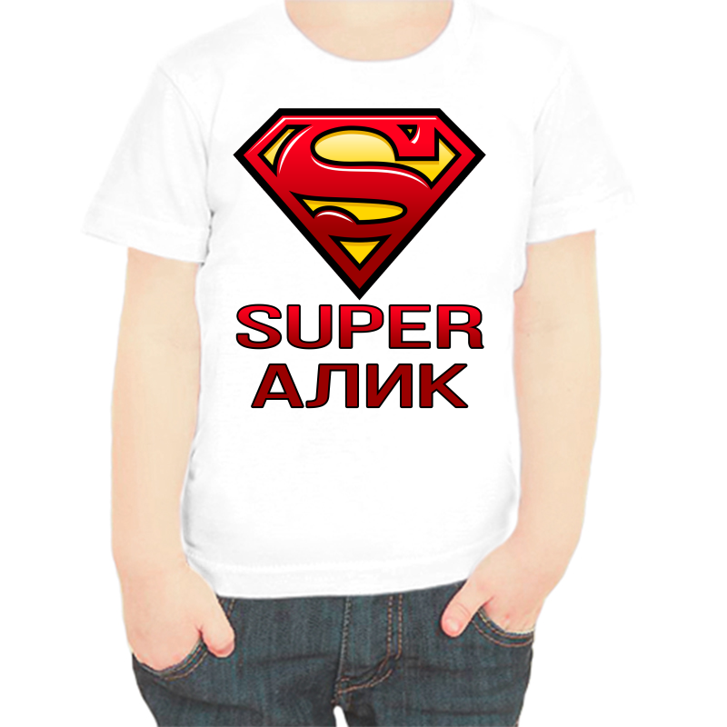 

Футболка мальчику белая 22 р-р super алик, Белый, fdm_super_alik