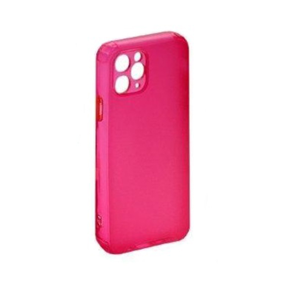 фото Чехол для iphone 11 pro max clear tpu pink 1.6 mm nobrand