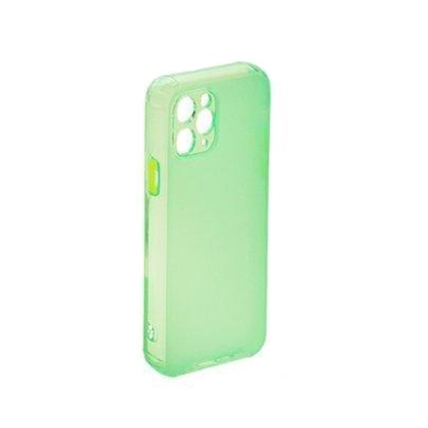 фото Чехол для iphone 11 pro max clear tpu light green 1.6 mm nobrand