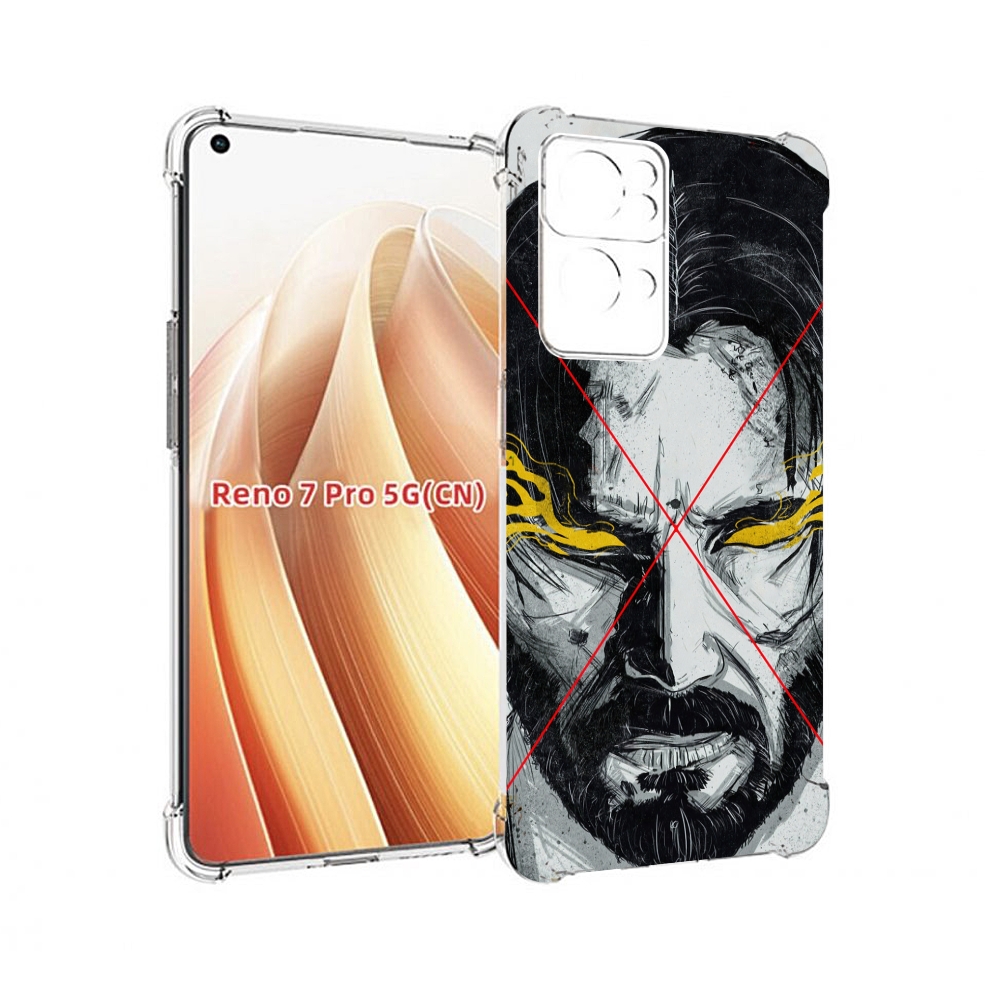 

Чехол MyPads Джон-Уик для OPPO Reno7 Pro 5G, Прозрачный, Tocco