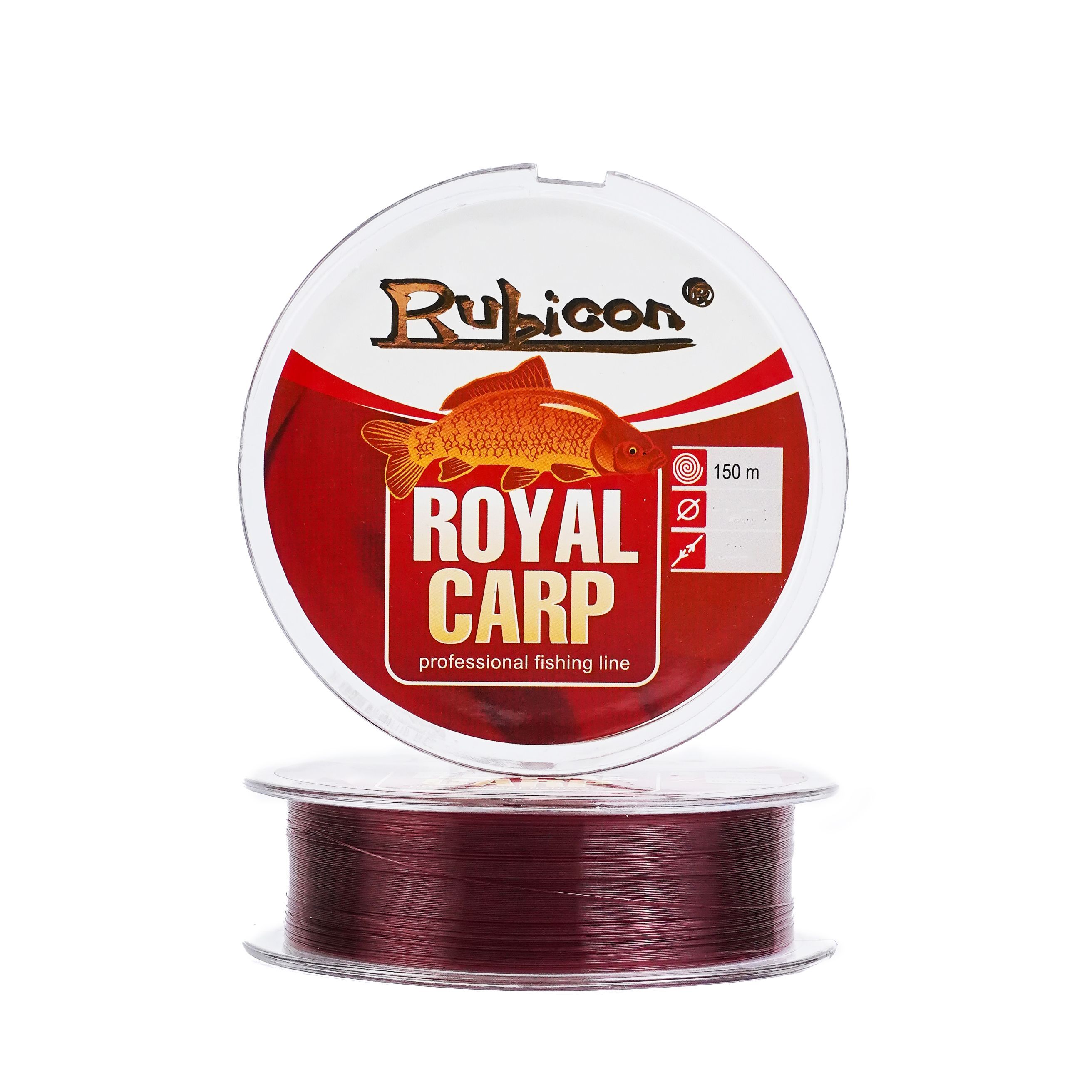 Монофильная леска для рыбалки RUBICON Royal Carp 150 м 0,60 мм (brown)