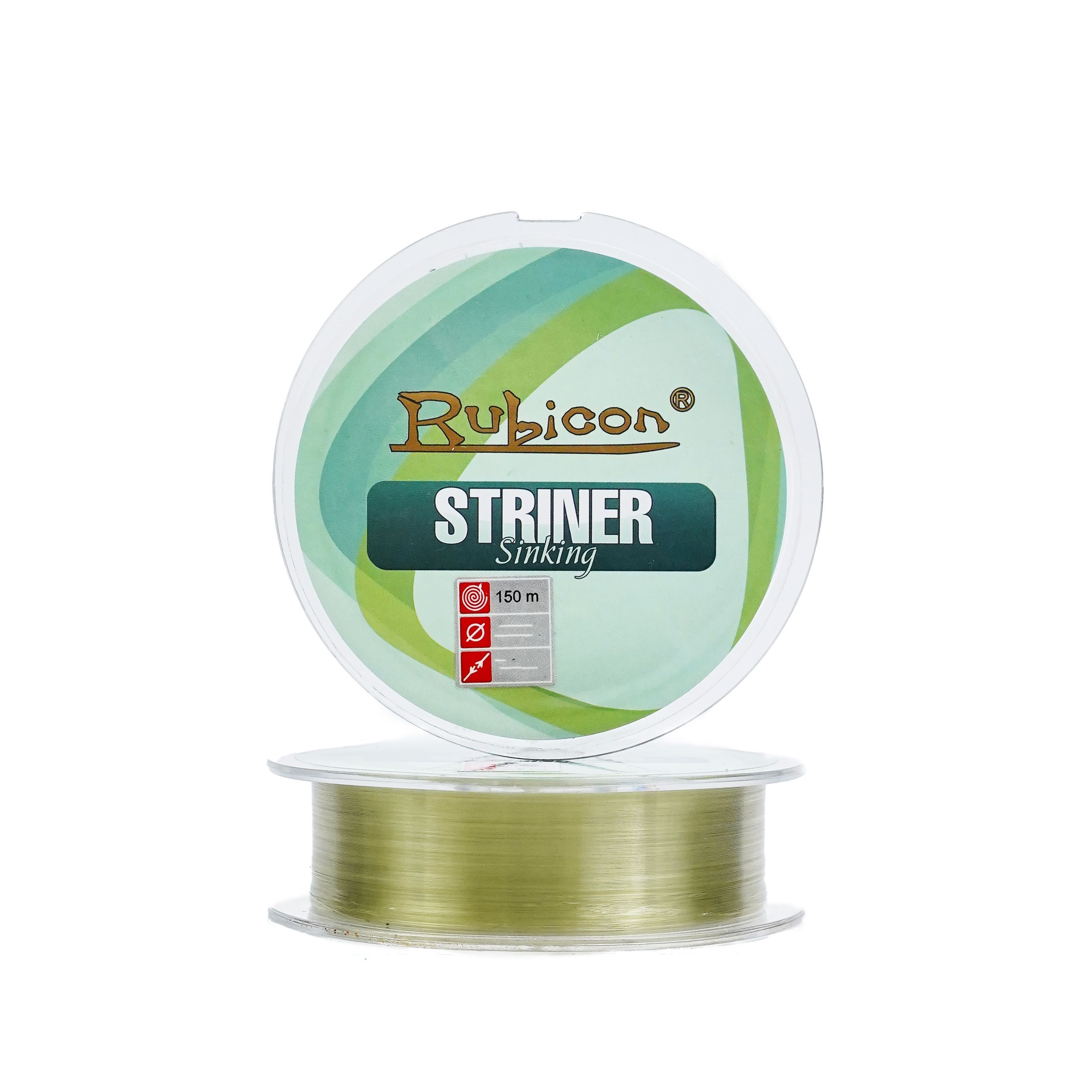 Монофильная леска для рыбалки RUBICON Striner Sinking 150 м 016mm olive 331₽