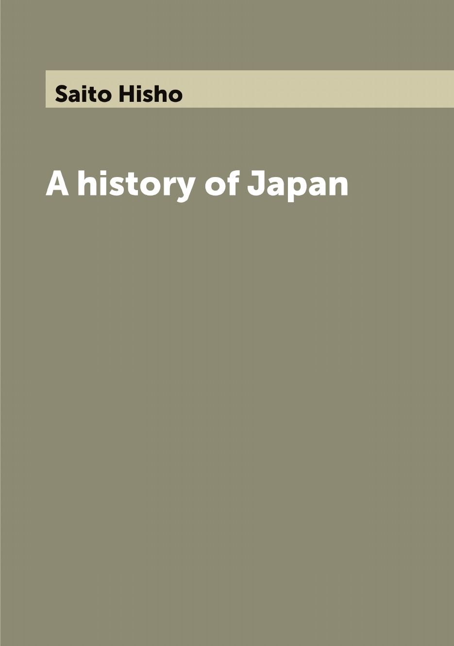 

A history of Japan