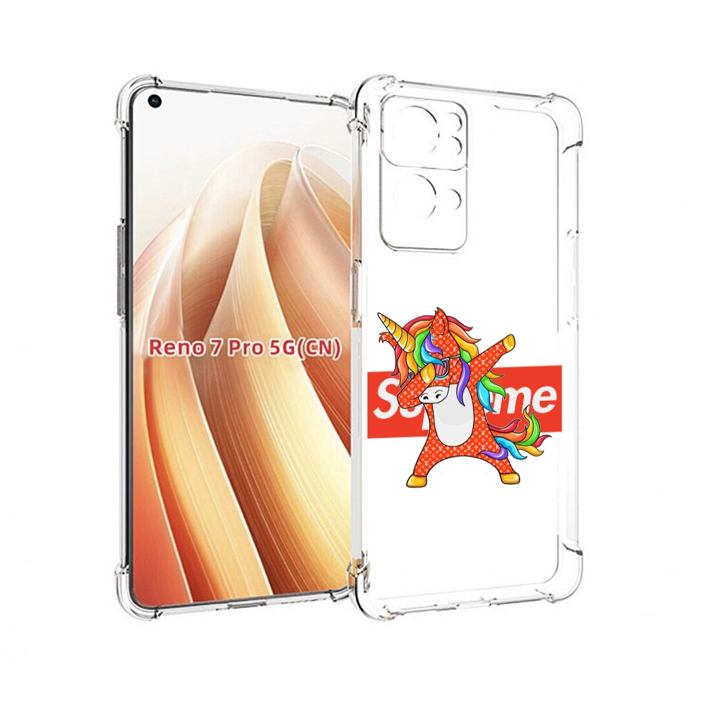 

Чехол MyPads Единорог-суприм для OPPO Reno7 Pro 5G, Прозрачный, Tocco