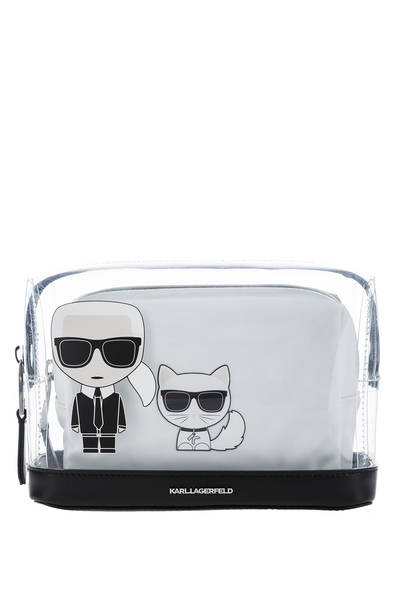 

Комплект косметичек женский Karl Lagerfeld 205W3203 прозрачный, 205W3203