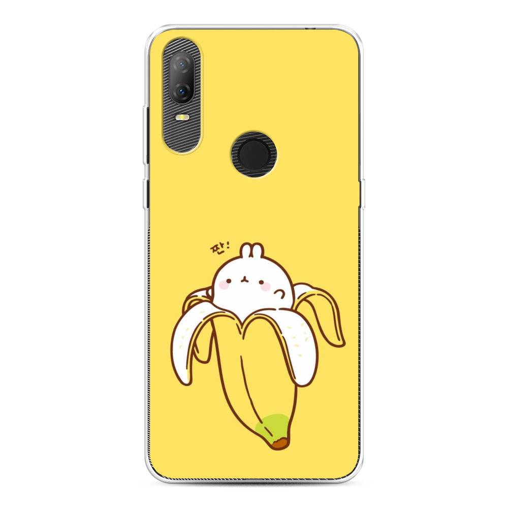 

Чехол Awog на Alcatel 1V (2020) 5007U / Алкатель 1V (2020) 5007U "Зайчик-бананчик", 170950-2