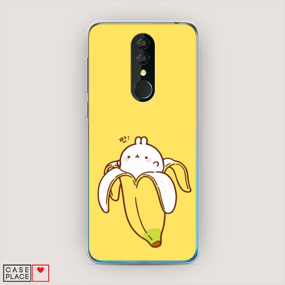 

Чехол Awog на Alcatel 3 5053Y (2019) / Алкатель 3 5053Y (2019) "Зайчик-бананчик", Разноцветный, 170550-2