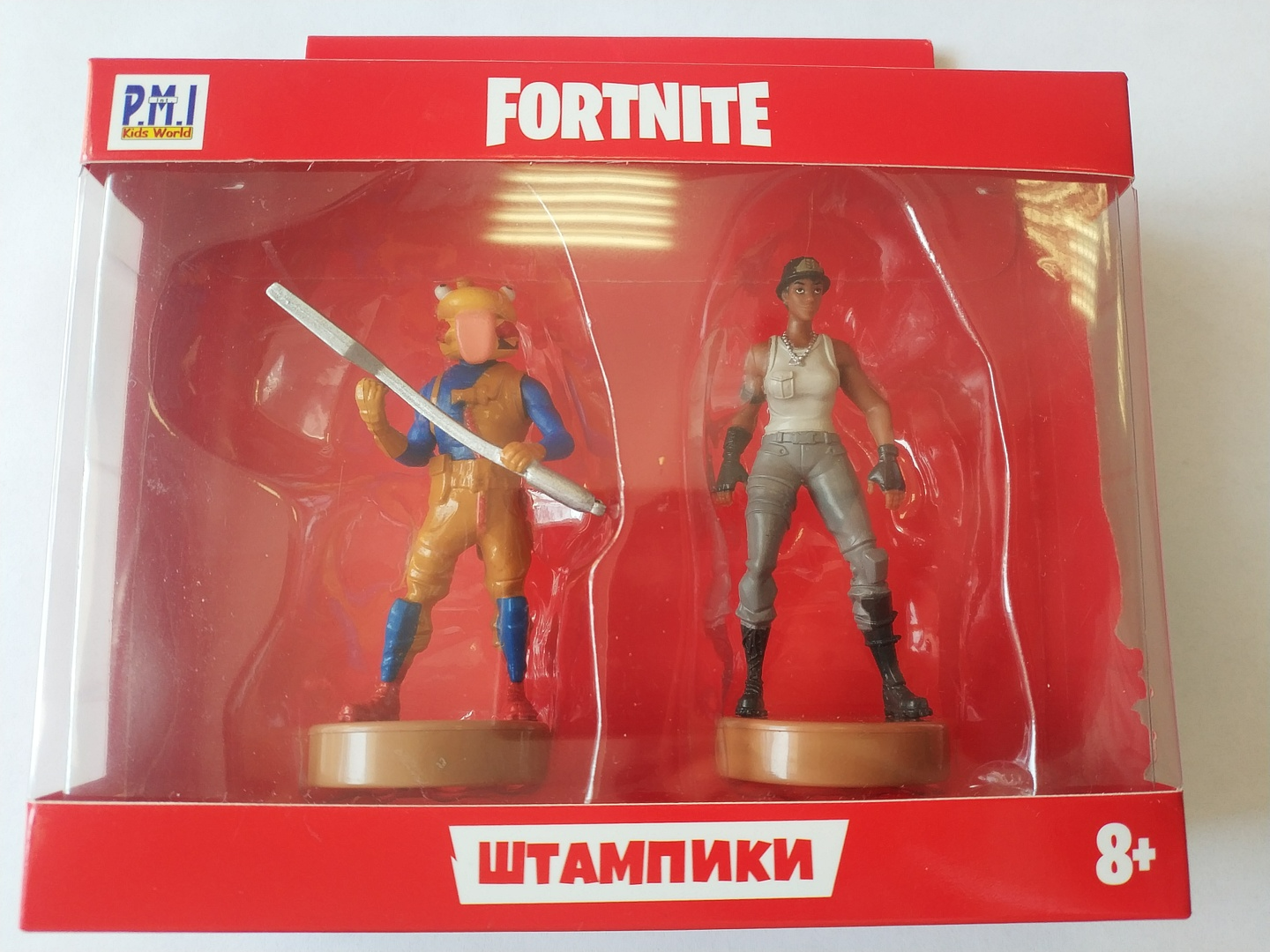 

Фигурки Fortnite штампики 7,5 см, серия 2, BEEF BOSS and RECON EXPERT по 2 шт в коробочке, FOR5215