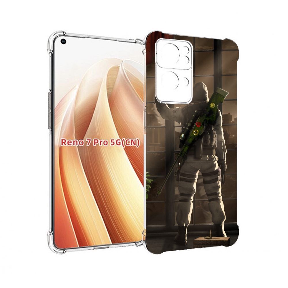 

Чехол MyPads Контр-Страйк-в-дыму для OPPO Reno7 Pro 5G, Прозрачный, Tocco