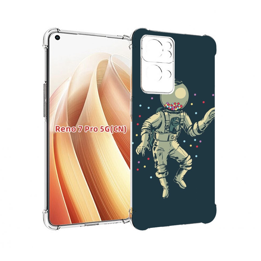 

Чехол MyPads Космонавт для OPPO Reno7 Pro 5G, Прозрачный, Tocco