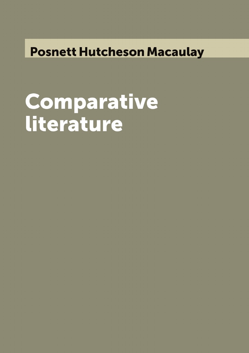

Comparative literature
