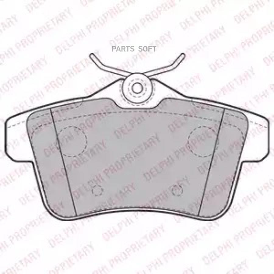 

Тормозные колодки DELPHI LP2180