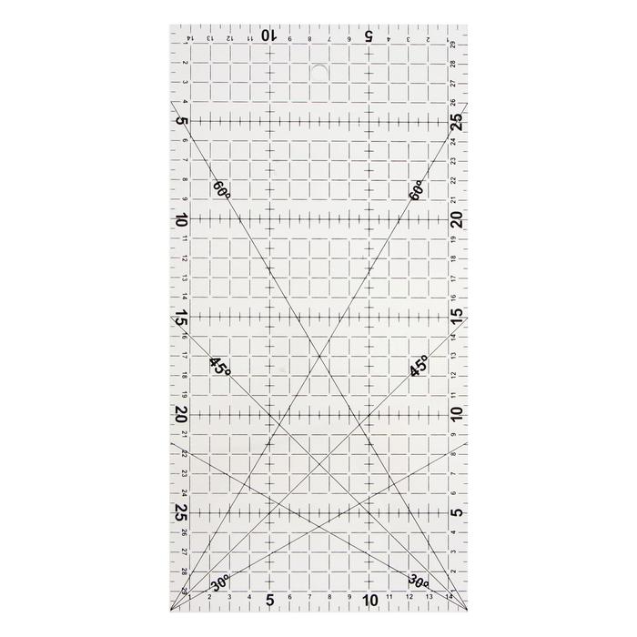 

Линейка для черчения, акриловая, 15 х 30 см, прозрачный